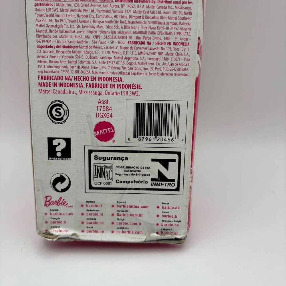 2015 Barbie Pink-Tastic‎ Asian Doll DGX64 Lea Sculpt New NIB + Ring Gift